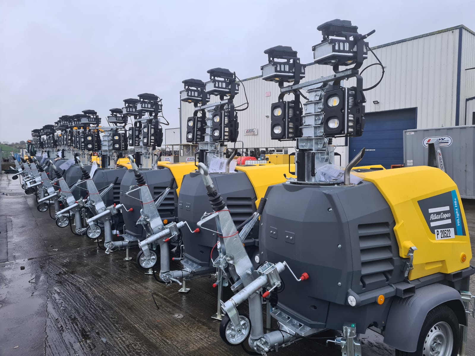 New Atlas Copco lighting towers into Stock